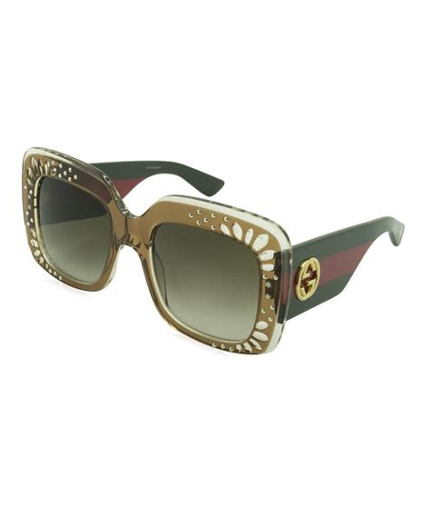 gucci sunglasses with red and green stripe arms|selfridges gucci sunglasses.